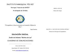 Cuaderno de comunicaciones