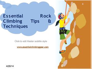 Different Rock Climbing Gear Types