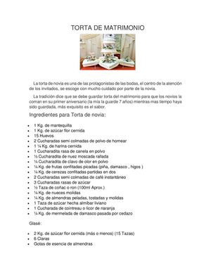 TORTA DE MATRIMONIO