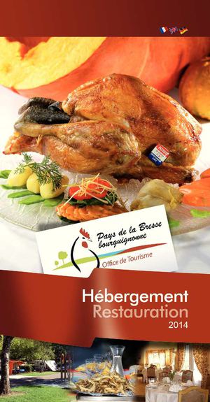 Guide Hébergements et Restauration en Bresse Bourguignonne 2014