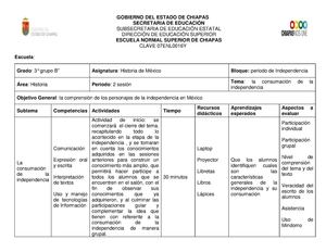 planeacion de clases con mindomo 