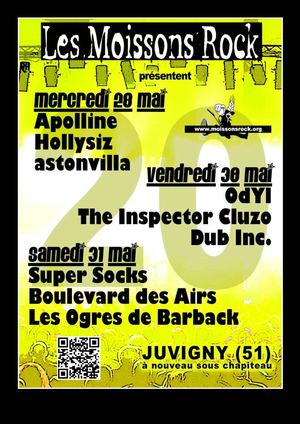 Plaquette Moissons Rock 2014