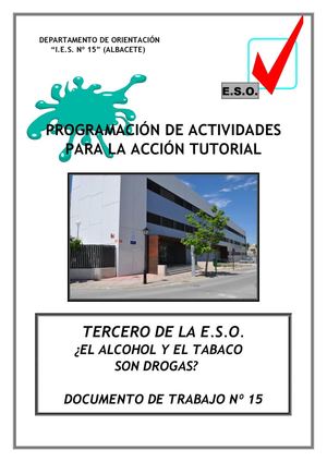 ACCIÓN TUTORIAL.3.15.ALCOHOL Y TABACO SON DROGAS