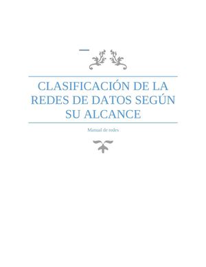 Las Redes segun su Alcance