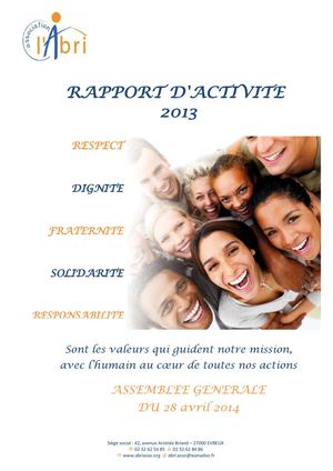 Rapport Activité 2013