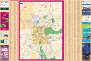 Plan indexe - Office de Tourisme de Bourges - 2011/2012