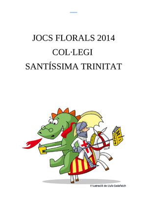 Jocs Florals 2014 Redaccions
