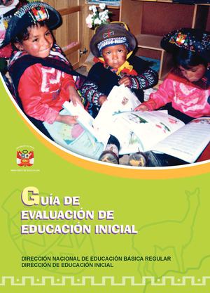 evaluación de educacion inicial.