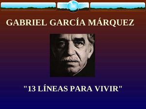 FRASES CELEBRES DE GARCIA MARQUEZ