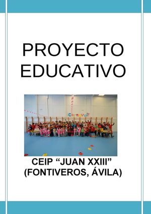 PROYECTO EDUCATIVO