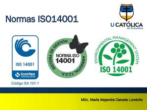 Clase Normas UNE 14001