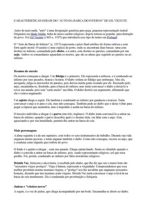 AUTO DA BARCA DO INFERNO