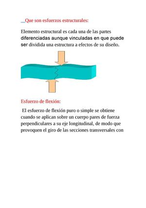 esfuerzos estructurales 