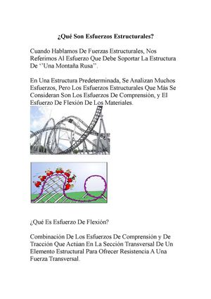 ESFUERZOS ESTRUCTURALES