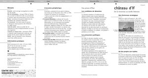 Brochure des monuments nationaux - château d'If