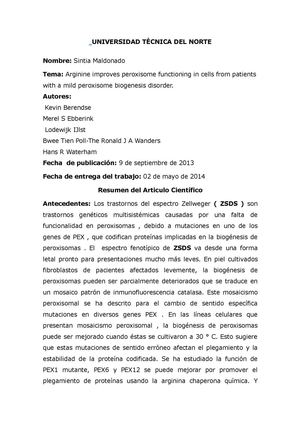 Investigacion de uno de los Organelos de la celula Humana.