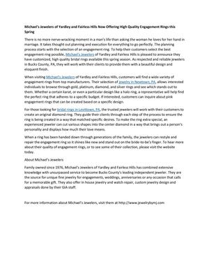 Bridal Rings Levittown Pa