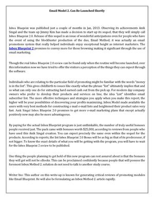 Inbox Blueprint 2.0 Review