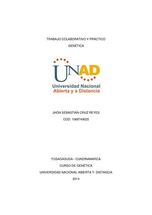 Trabajo Genética 