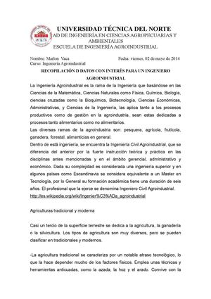 ingenieria agroindustrial