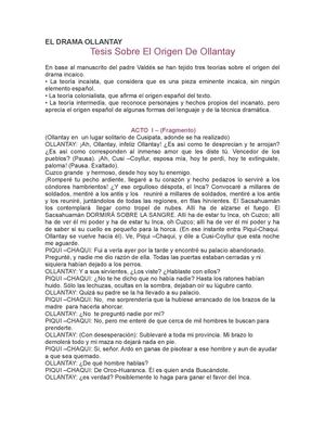 EL DRAMA OLLANTAY