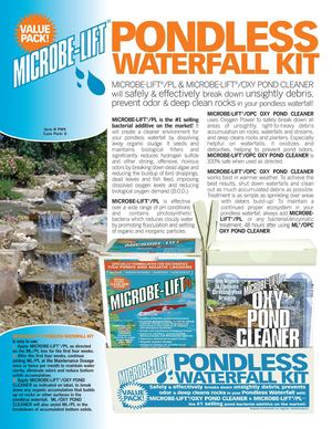 Pondless Waterfall Kit and Algaway For Fountains