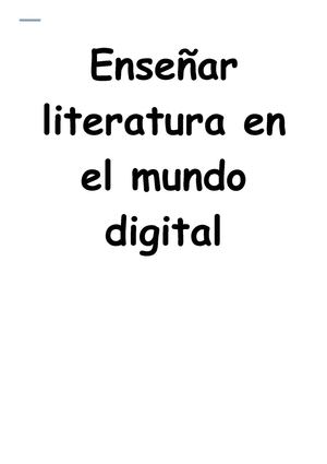 LITERATURA DIGITAL