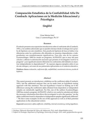 Confiabilidad comparada