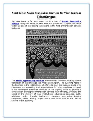 Arabic Website Localization