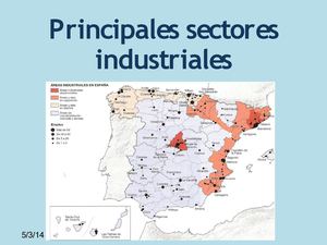 Principales sectores industriales
