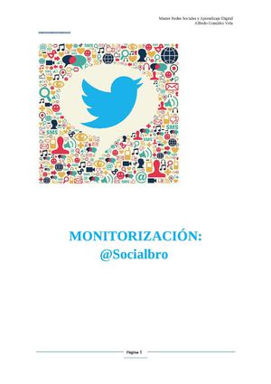Monitorización: Socialbro, por Alfredo González