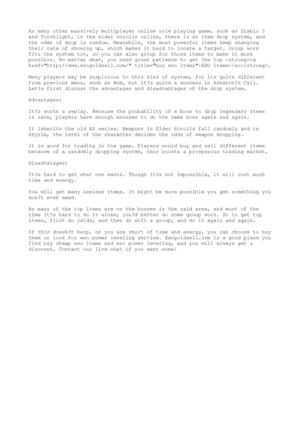 How to get the top eso items 