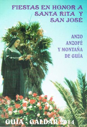 Programa de las Fiestas de Anzo-Anzofe 2014 (Guía-Gáldar)