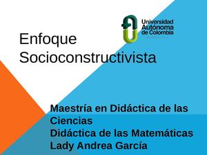 Enfoque socioconstructivista