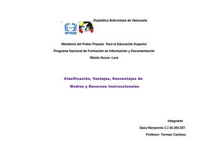 recursos y medios instruccionales