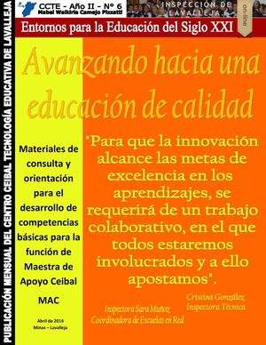 Revista Digital CCTE Lavalleja. N° 6. Abril 2014