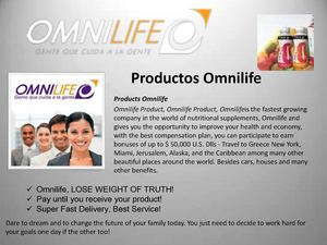 Omnilife para perder peso
