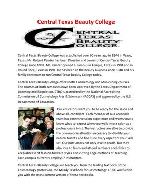 Central Texas Beauty College