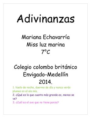 Adivinanzas
