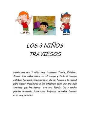 Los 3 niños traviesos