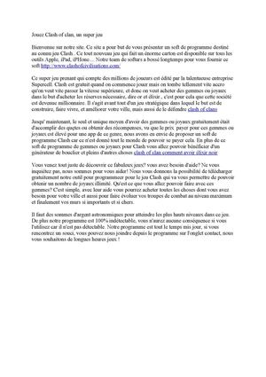 Clash of Clans Triche