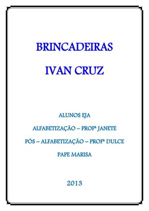 BRINCADEIRAS - IVAN CRUZ