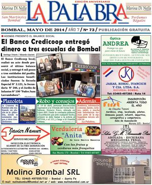 La Palabra de Bombal Nº 73 (Mayo de 2014)