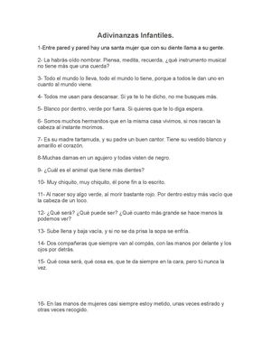 Adivinanzas 