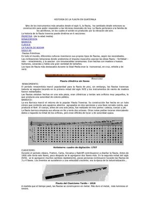 historia de la flauta