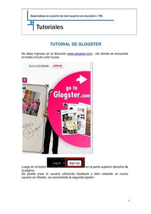 TUTORIAL Como usar glogster