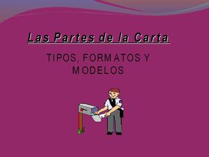 Las Partes de una Carta