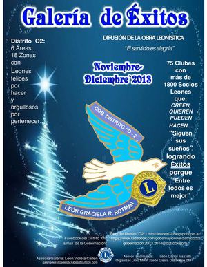 3-Leones Distrito O2- Galería Éxitos de Clubes- Nov/Dic-2013