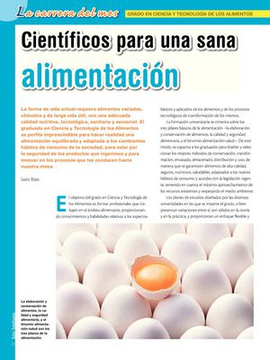 CIENCIA Y TECNOLOGÍA DE LOS ALIMENTOS