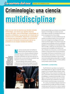 CRIMINOLOGÍA